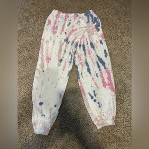 Aeropostale Multicolor Tie-Dye Joggers
